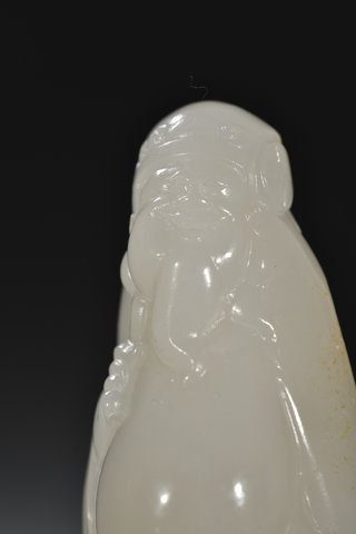 和田玉籽料|和田玉籽料财神爷把件