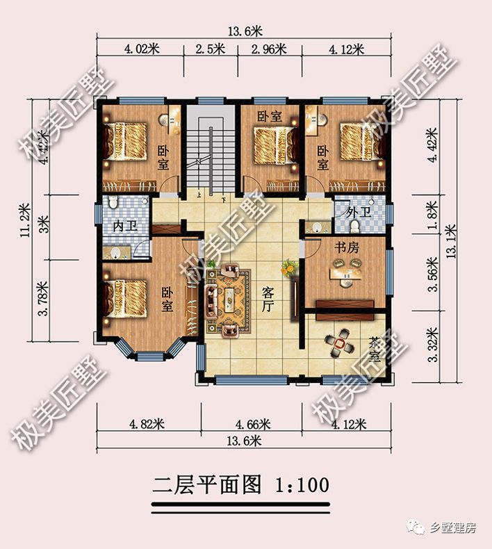 真的坐不住了,快看这款大气的欧式三层别墅,保证你心动