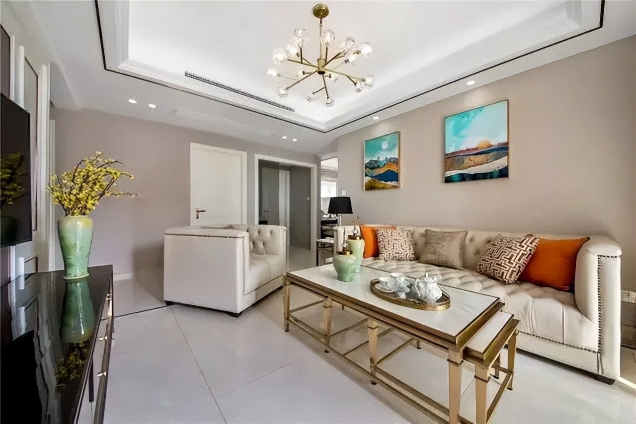 将129平的房子装修成你钟爱美式风格,轻奢、精致的装饰真漂亮