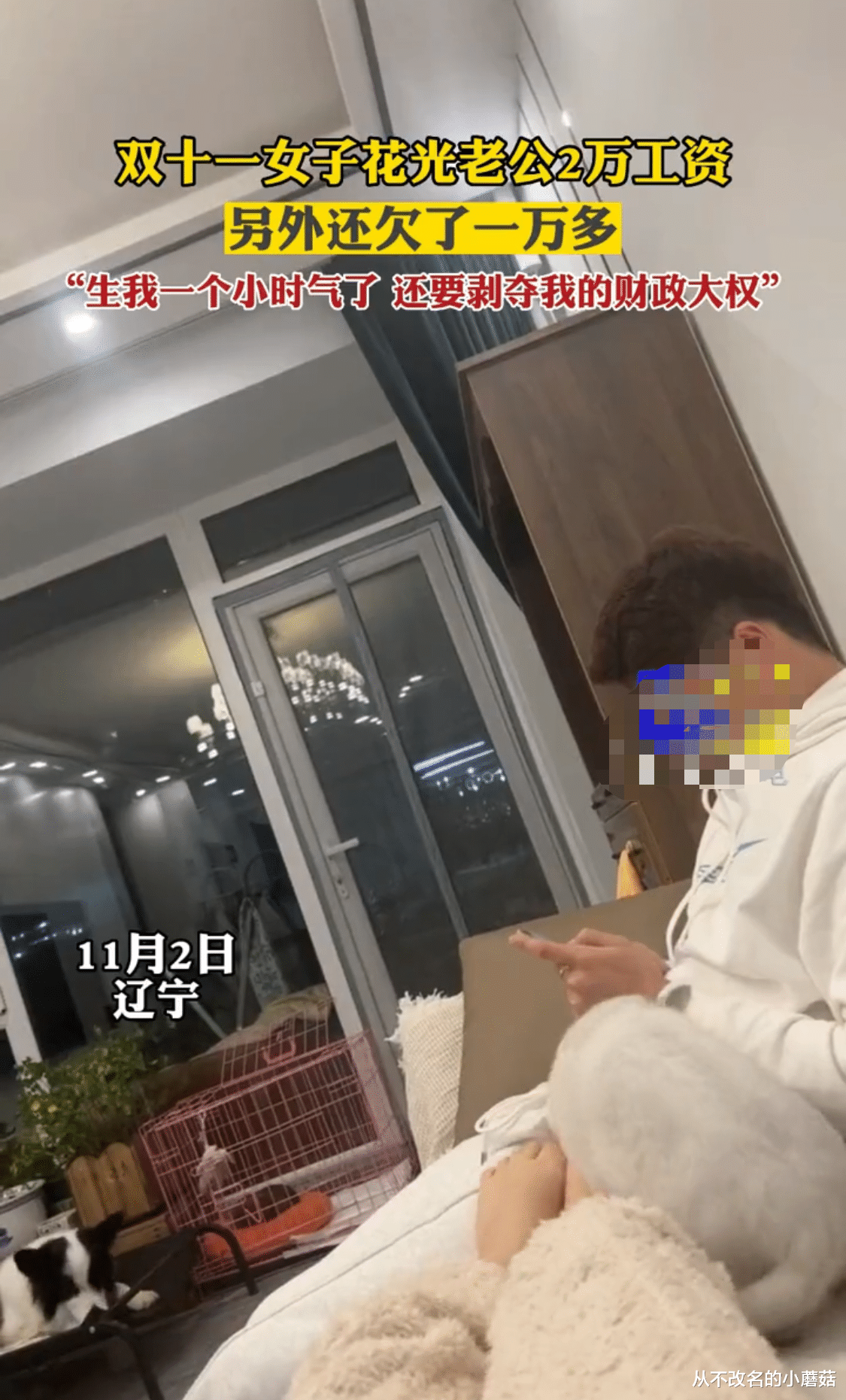 女子双11花掉老公2万多工资,还欠了1万多的债,最后还发视频吐槽
