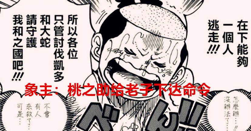 海賊王|海賊王1041話：象主要求桃之助下達作戰命令，甚平出手攔截CP0