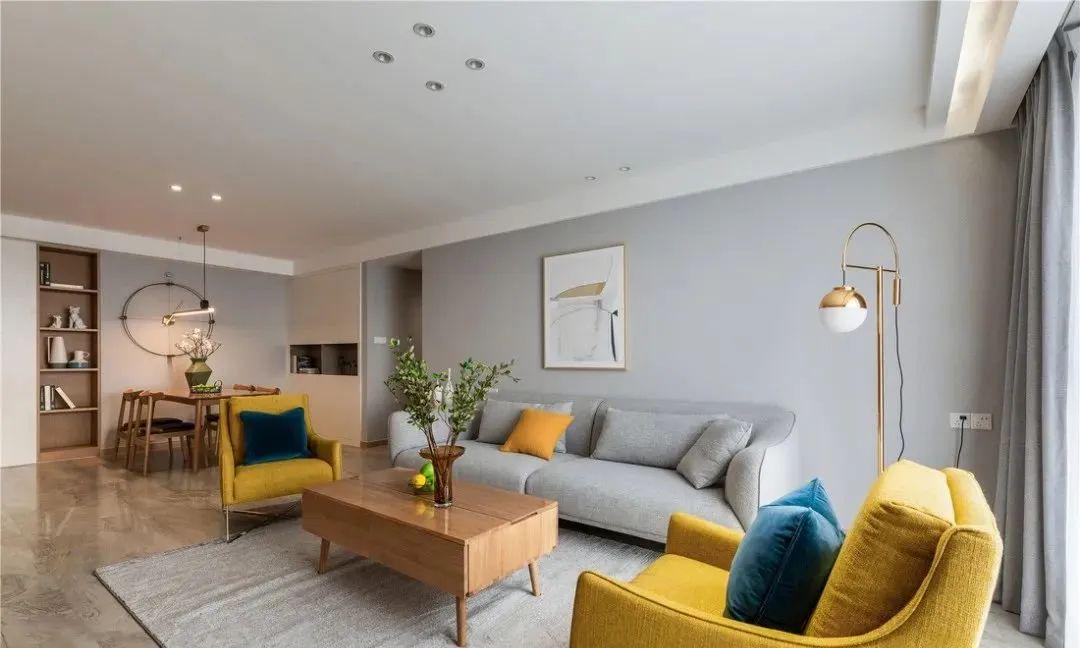 135㎡北欧家,原木+浅色调,休闲吧台实用又好看!