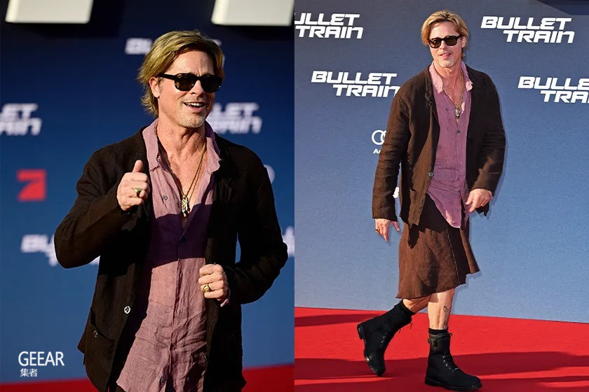 58岁又如何?布拉德·皮特穿上裙子踏红毯!