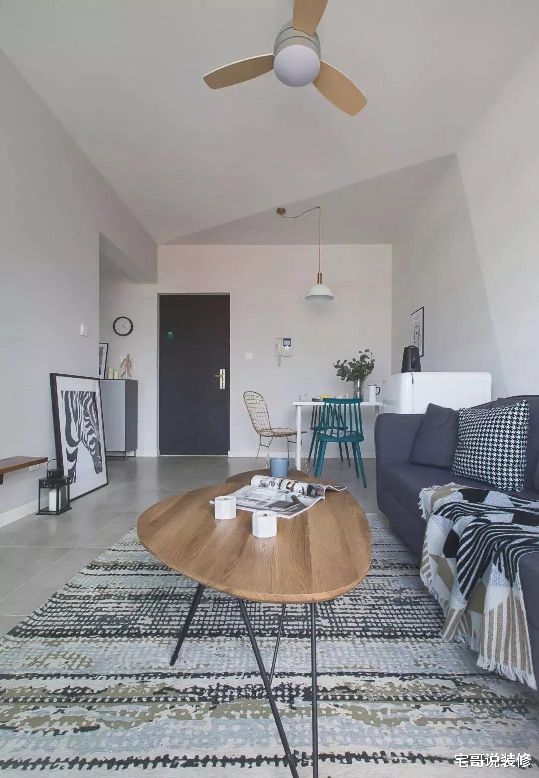 52岁阿姨独居41㎡小家,纯正北欧风,一个人自由自在,舒适又惬意