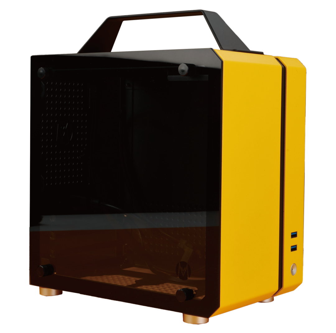 机箱|小巧便携,颜值在线!把玩机械大师C24小方糖机箱