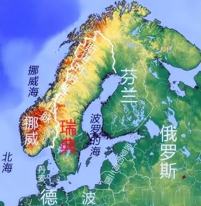 地形:三分之二以上为高原和山地,半岛上斯堪的纳维亚山脉纵贯挪威全境
