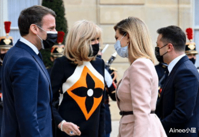 西装|乌克兰第一夫人优雅知性，粉色套装显出挺拔身姿，气韵真特别