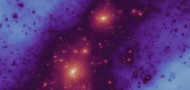 卫星星系的异常排列更加说明宇宙冷暗物质结构确实存在