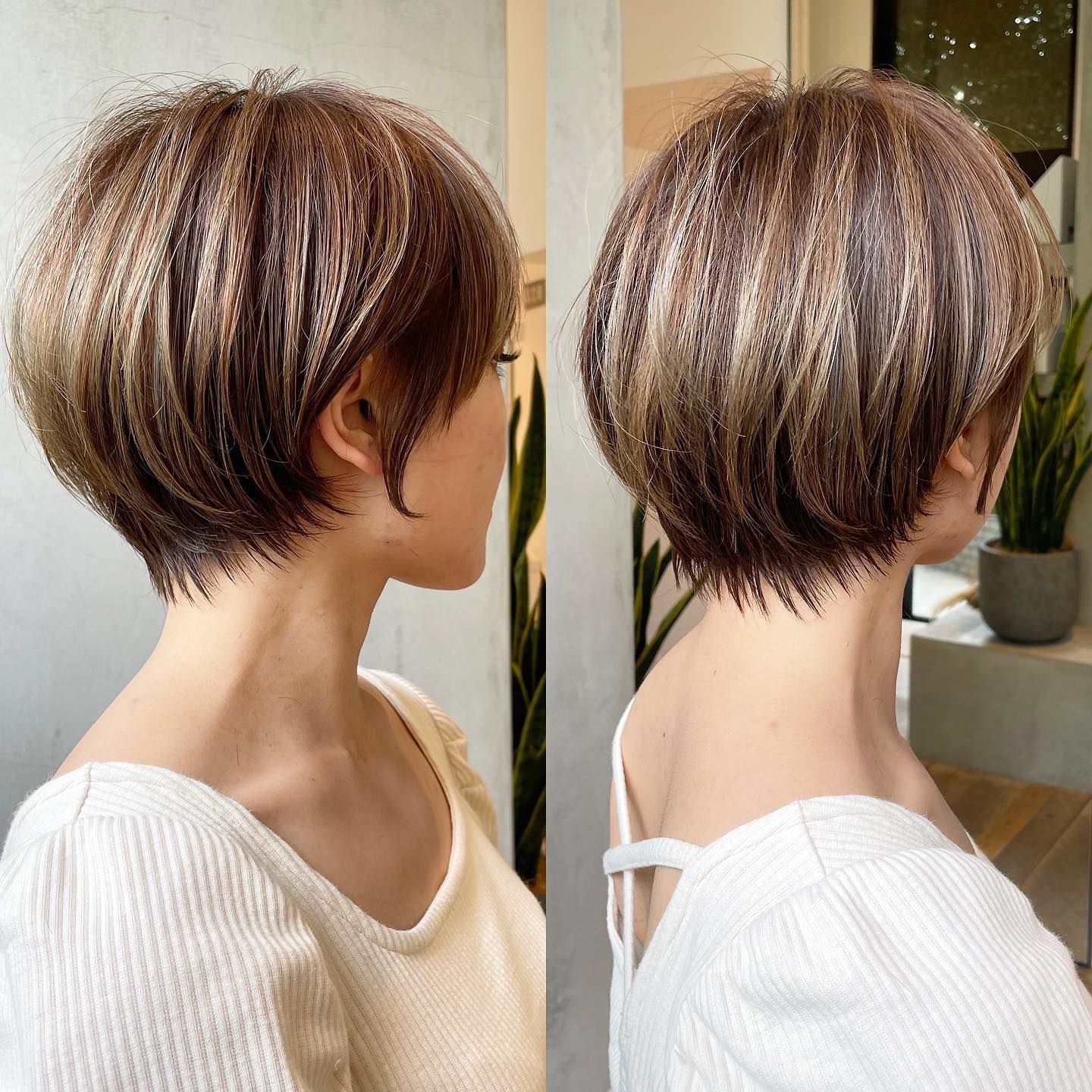 短发 从短到长女发18款，推边短发很利落，烫发扎发真时尚