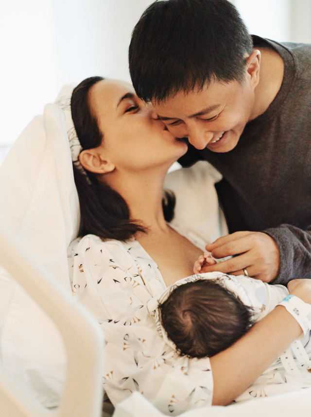 卢靖姗|卢靖姗带女儿秋游,生娃两个月身材能打,孩子英文名致敬老爸韩庚