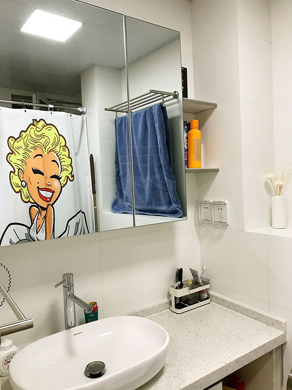 40平一室一厅毕业照！转角厨房的设计太完美了！