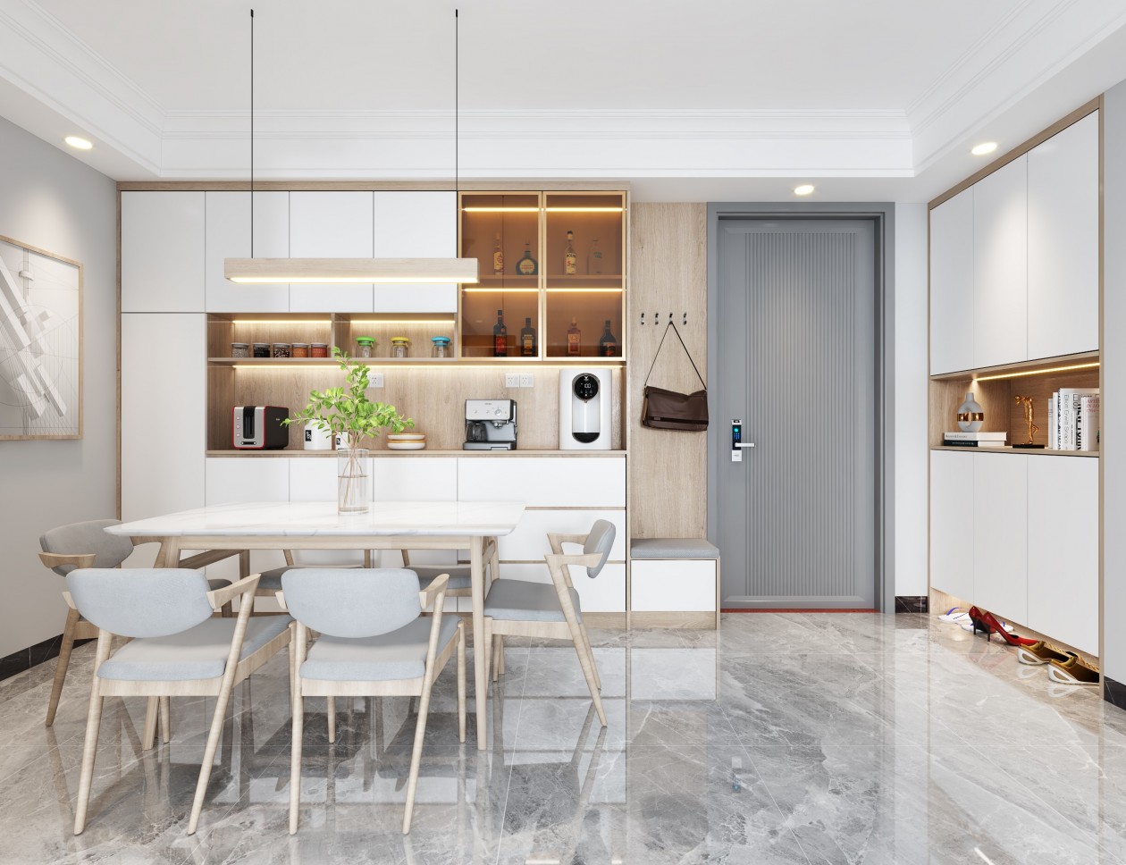 一眼就心动的玄关设计,美到骨子里