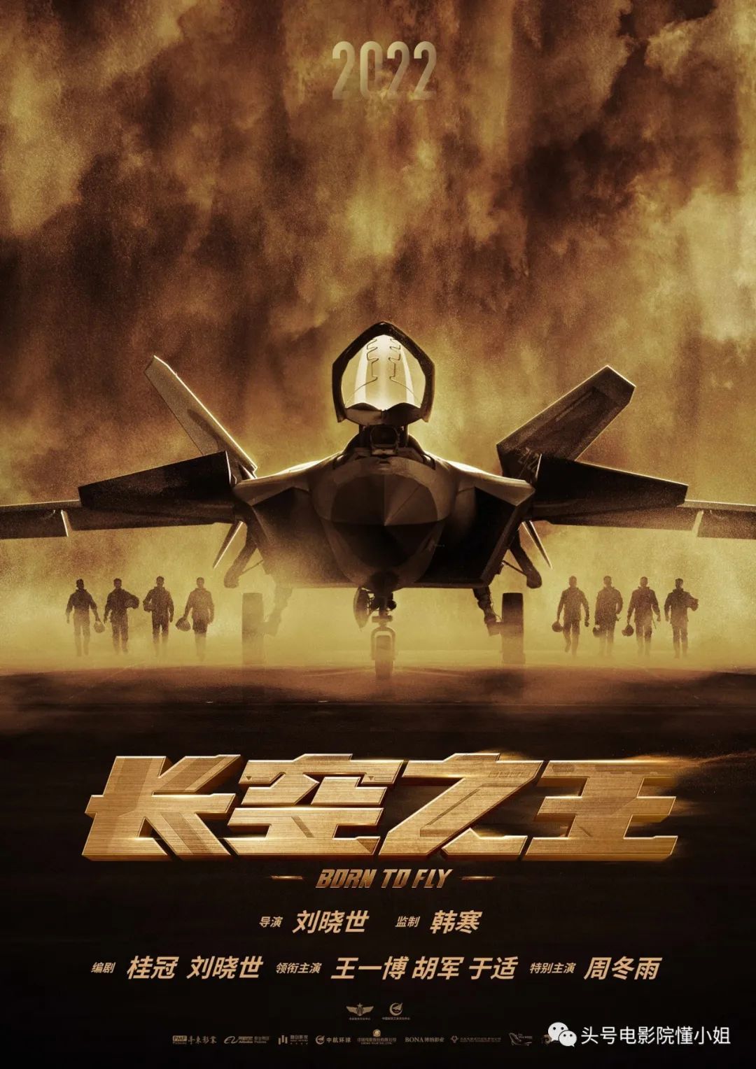 王一博|歼-20直冲云霄,空战片《长空之王》曝光!王一博胡军周冬雨主演