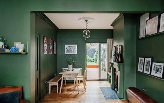 绿色客厅，蓝色厨房，粉色卧室，复古色彩大集合，意想不到的漂亮