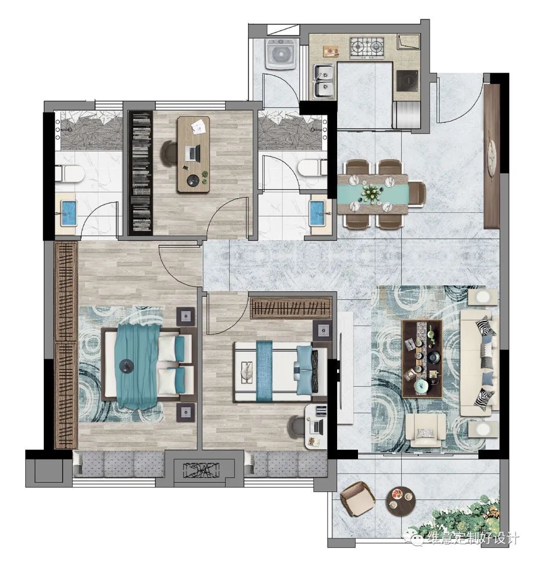 邻居装修用了这4招，99㎡比我家120㎡还显大