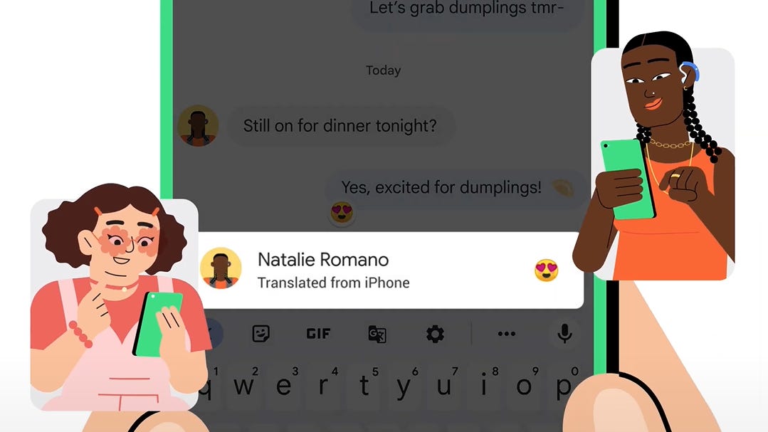 金士顿|Google消息更新增加了新功能,为所有人带来了iOS反应