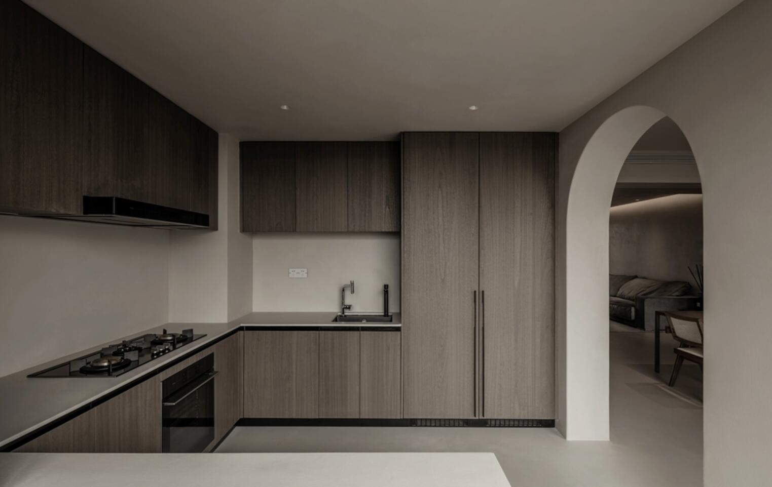 不在意别人眼光,坚持给新家刷满水泥,完工后,高级感都藏不住了