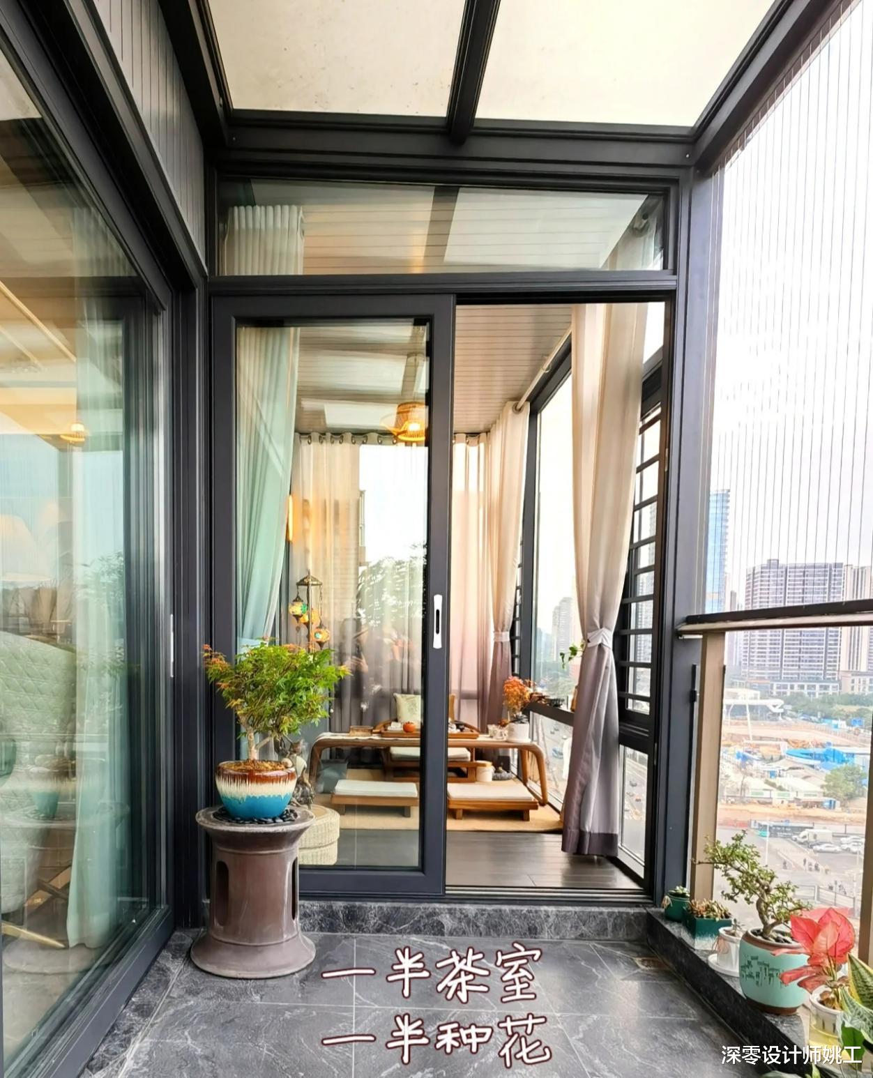 封阳台|对比4个国家封阳台方案，要说颜值最高，那无疑是韩国的整面玻璃砖封