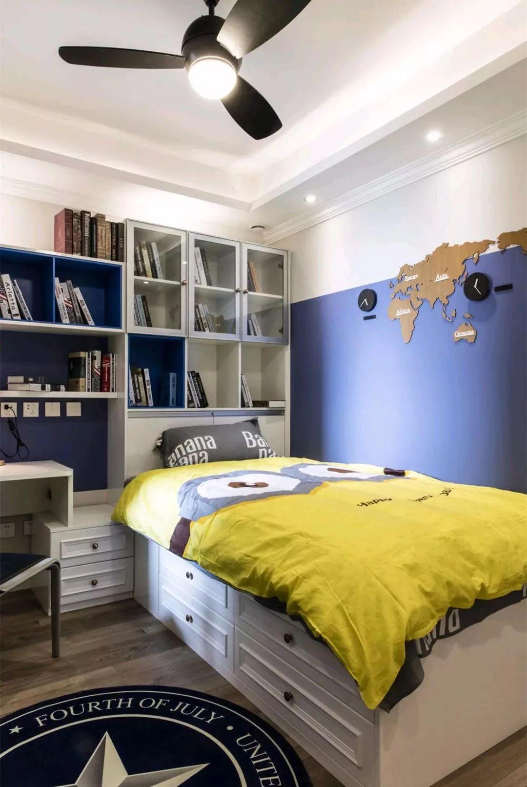 110㎡的简约风二居室，为了生活品质，做了更多的储物空间