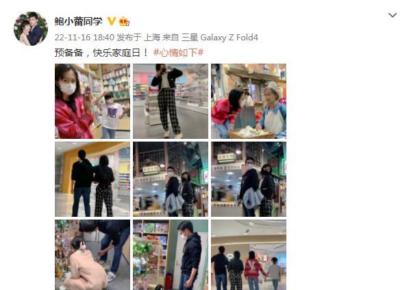 陆毅携妻女开心出游，俩女儿暴风抽高，14岁贝儿背影和妈妈分不清
