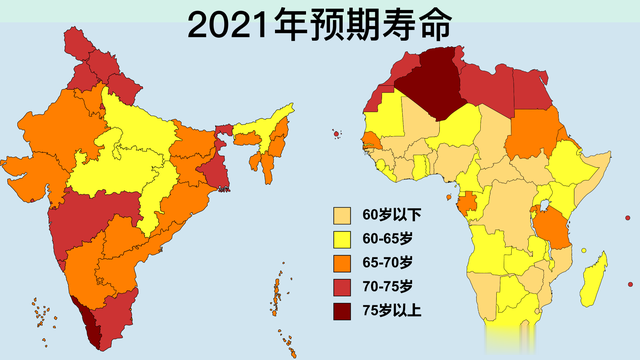 8张地图对比印度各邦和非洲各国,谁更胜一筹?