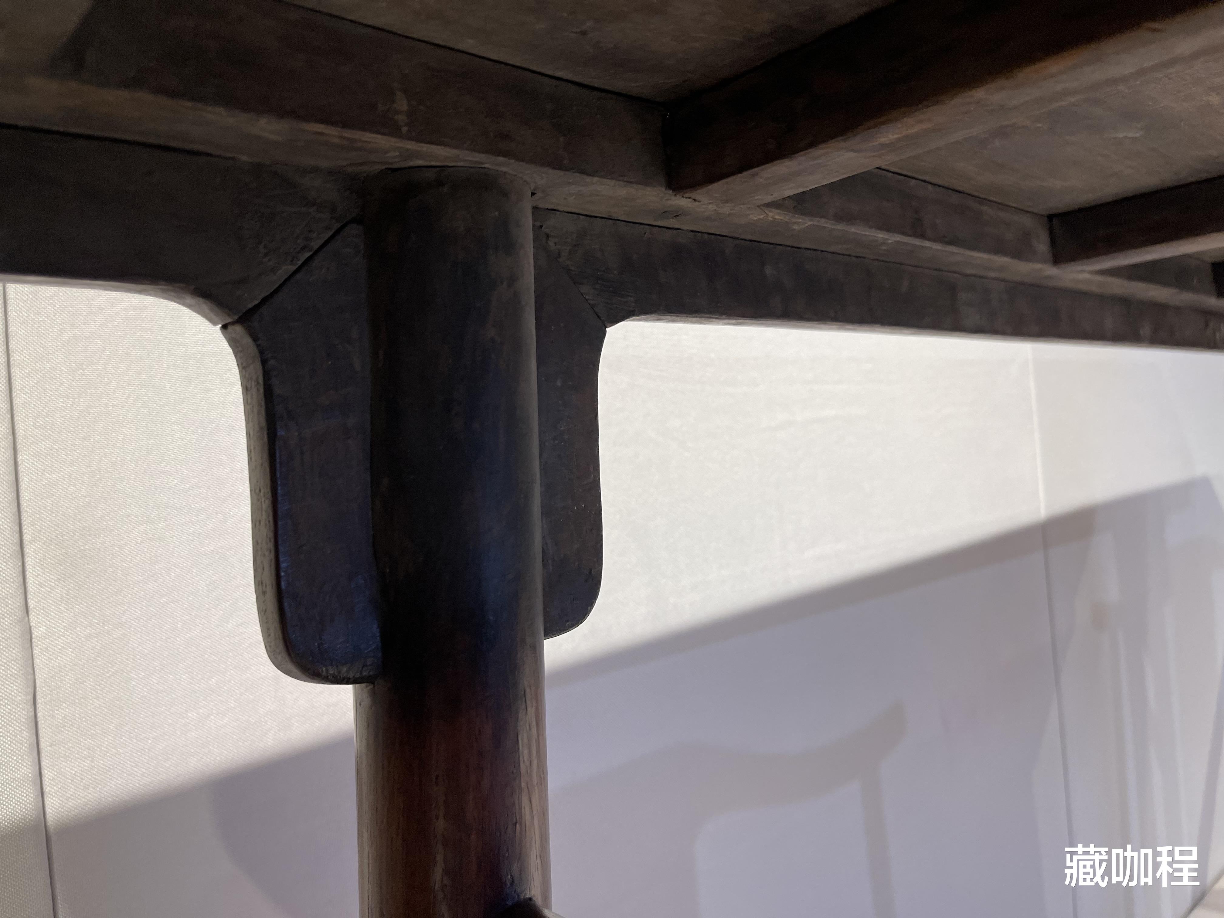 |一场三张黄花梨条案，牙头背面构造是关键（下）