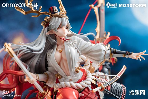 手办|潮趣：大漫匠《阴阳师》铃鹿御前1/4手办  3d视觉追踪眼工艺