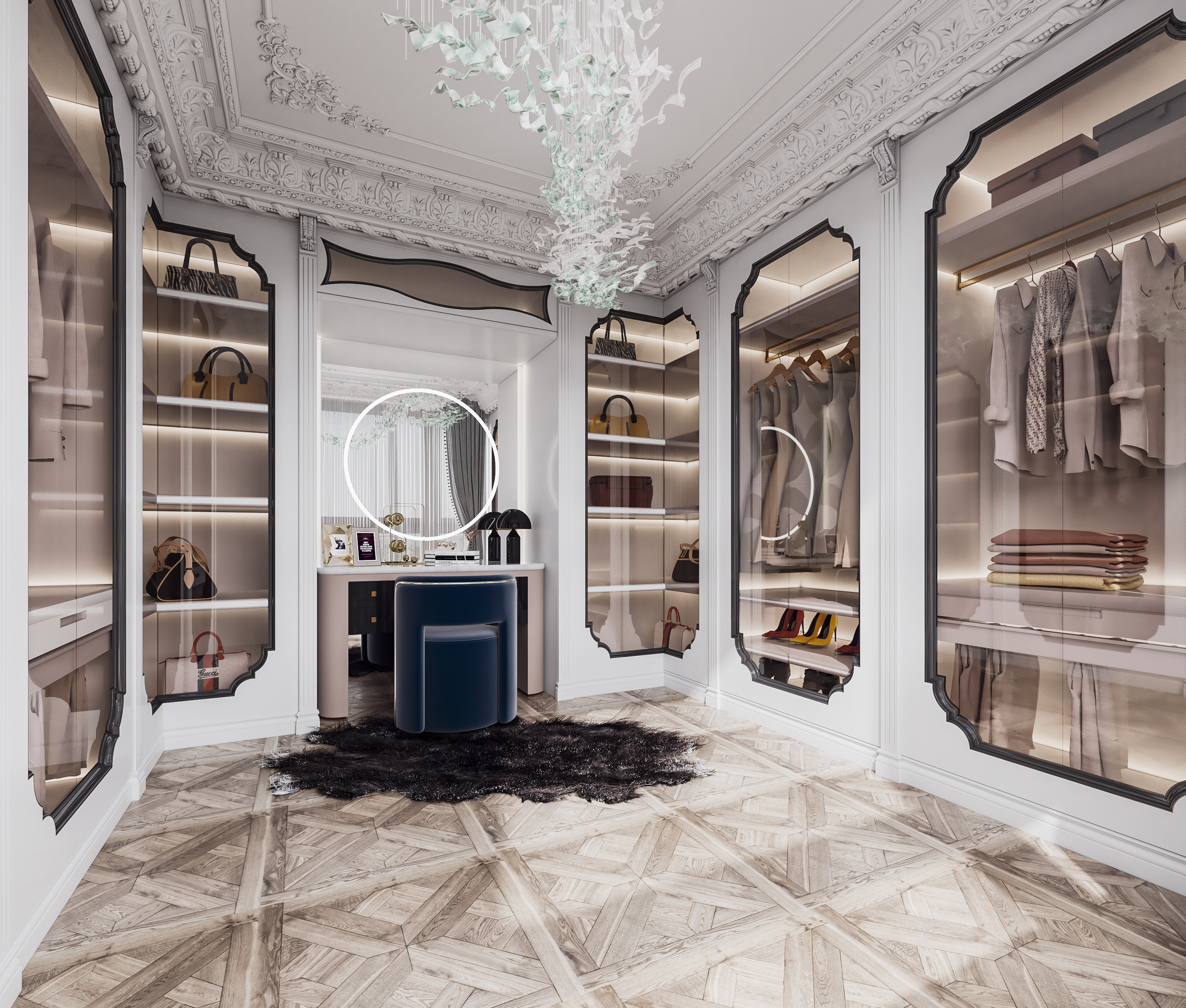 全屋定制衣帽间设计技巧揭秘?结合5个实用要点,让你家瞬间高级