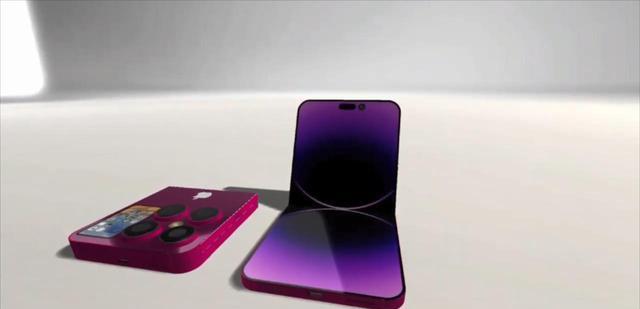 iPhone15Pro折叠屏概念机：前后双屏+四筒镜头，副屏关键时刻救命