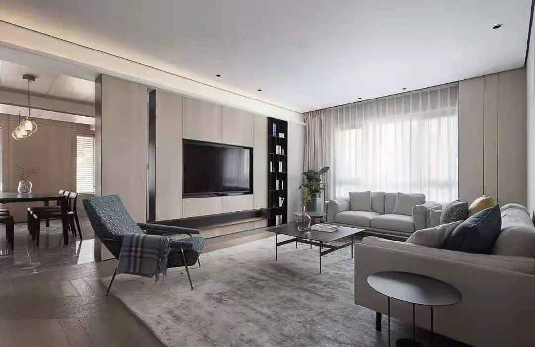 电视背景墙用什么材质好？不差钱就打柜子，不行白墙乳胶漆也ok