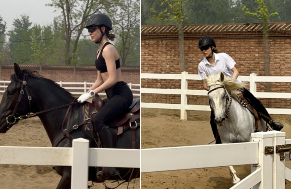 谷爱凌|谷爱凌回美国后玩嗨了！穿单肩泳衣骑水上摩托太狂野，网友：刺激