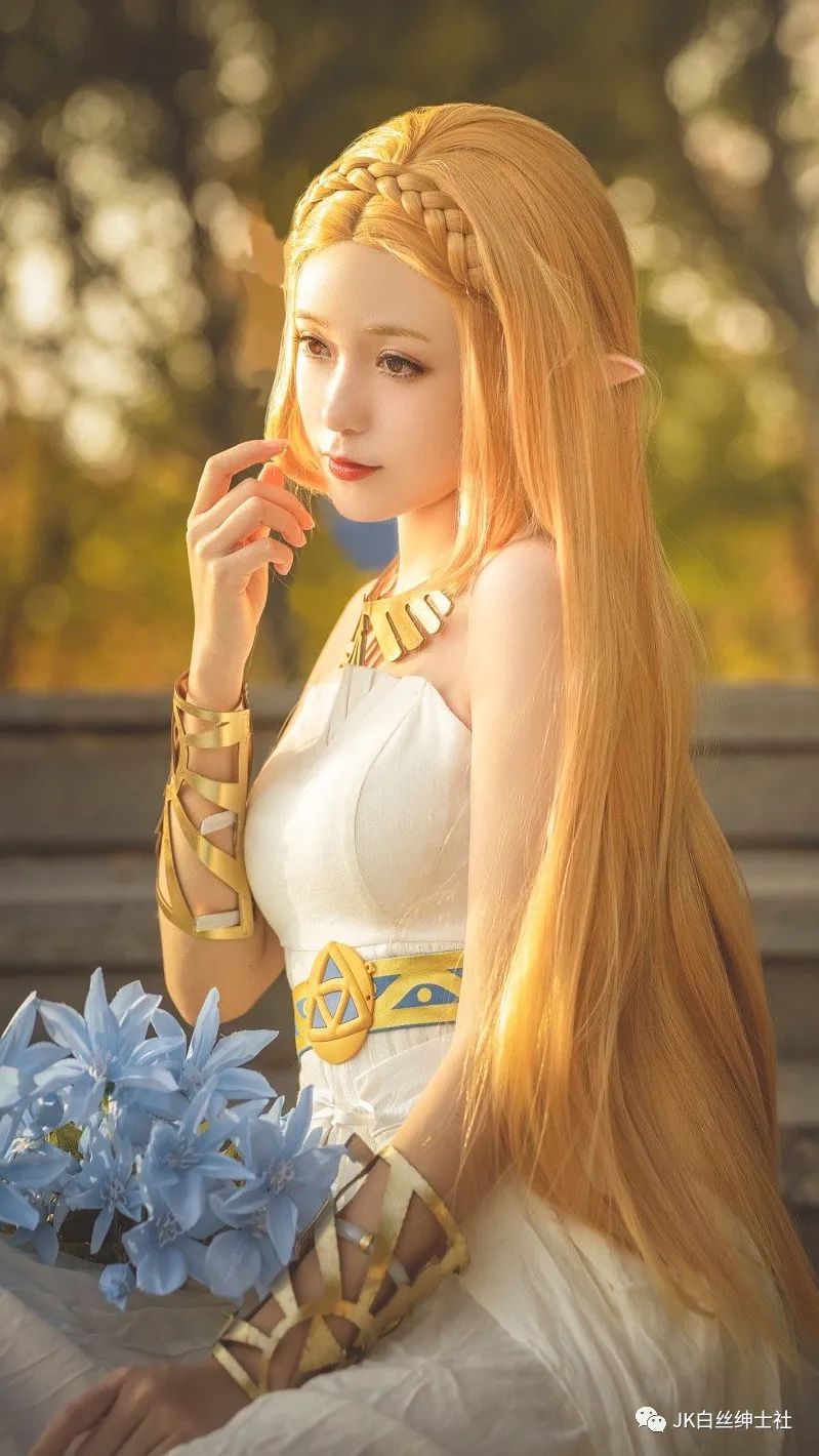 |cos：塞尔达传说公主cos正片@花一