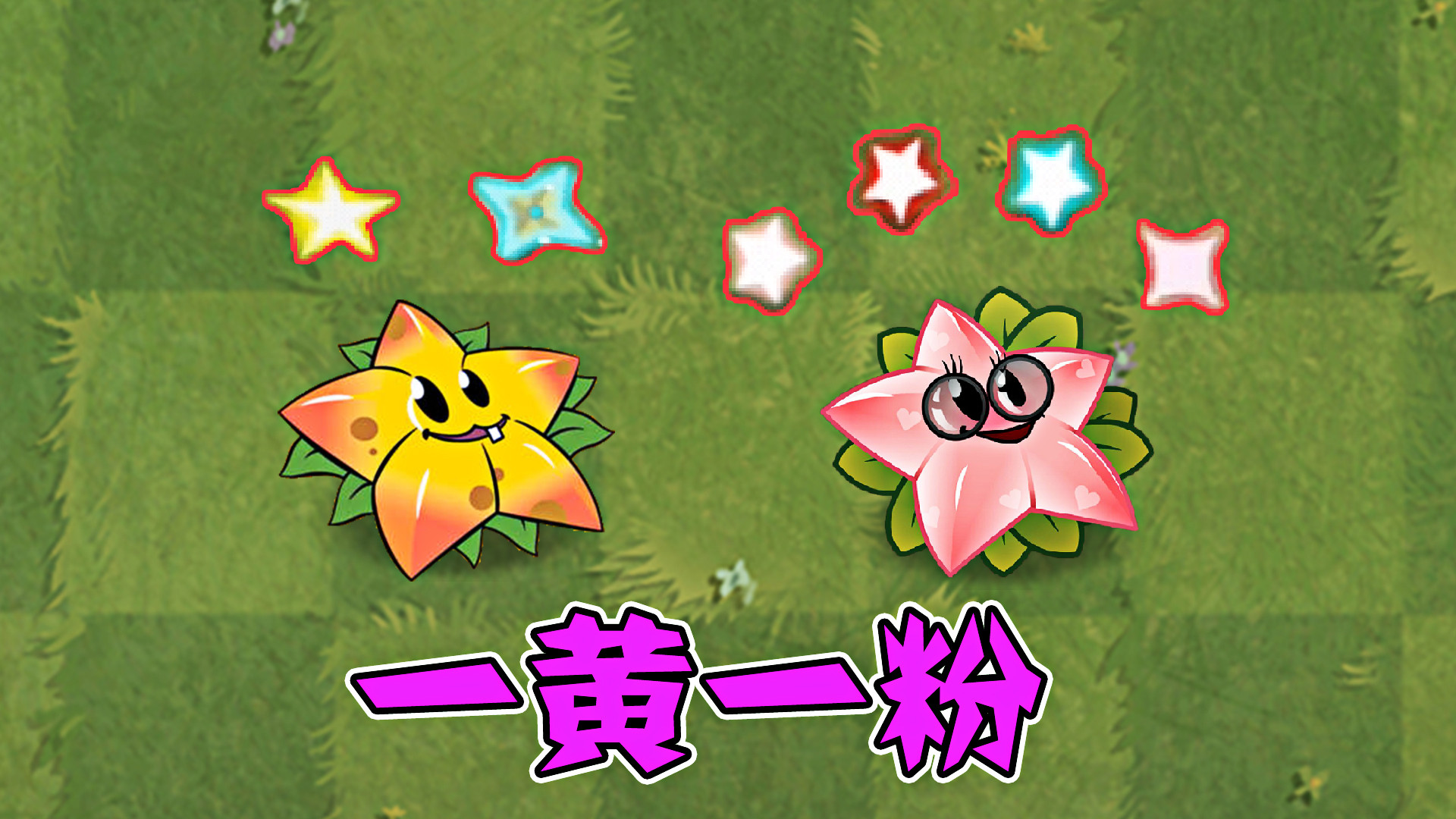 植物大战僵尸2:一黄一粉的星星果,有何不同呢?