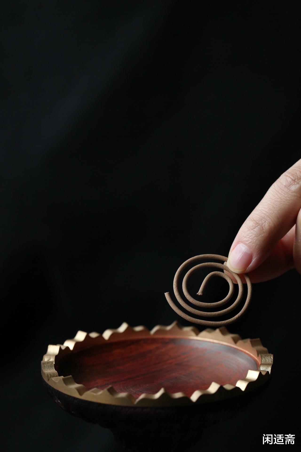 文玩|文人空间，陈设雅器，紫檀仿真雕树瘤，香薰炉