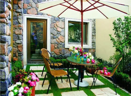 庭院设计|用文化石打造一座花园，让你的花园美出新高度