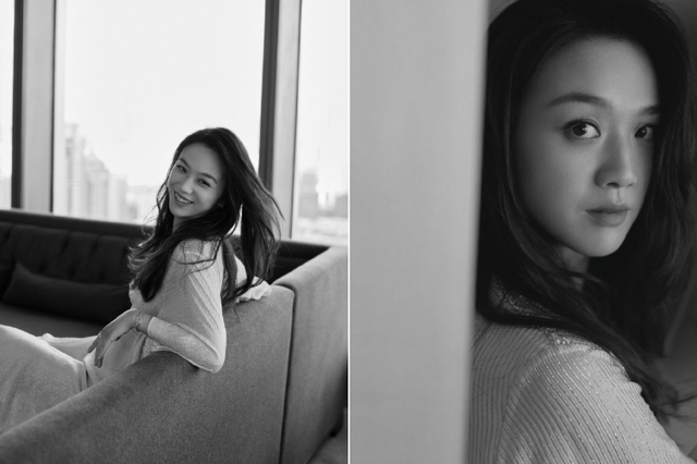 汤唯|42岁汤唯罕见露面！深v西装真空上阵玩性感，露出大腿细得惊人