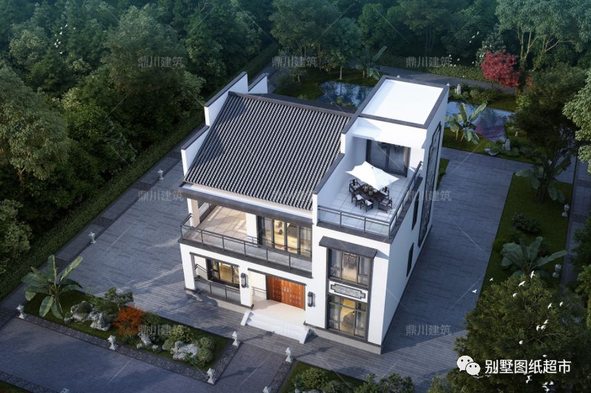 农村自建房,有个大露台就是方便,8套带露台的户型分享,实用