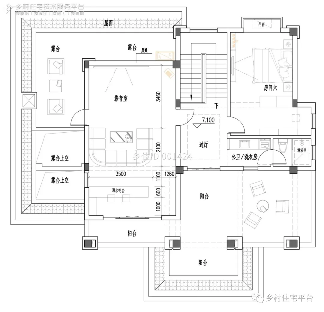 搬家公司|乡住免费图纸土建造价参考88万面宽15.5m 进深14.4m 三层新中式别墅