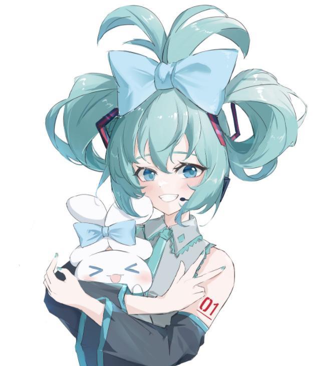 连衣裙 初音未来的奇葩新发型引热议葱娘变成蒜头娘上洗手间方便了不少