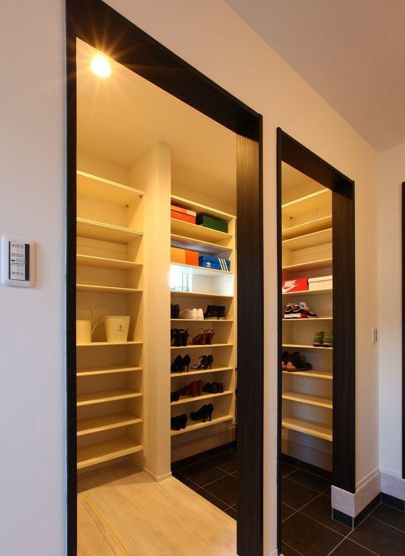 日本玄关设计值得借鉴，加到顶半隔断，硬是多个储物间，不愁收纳