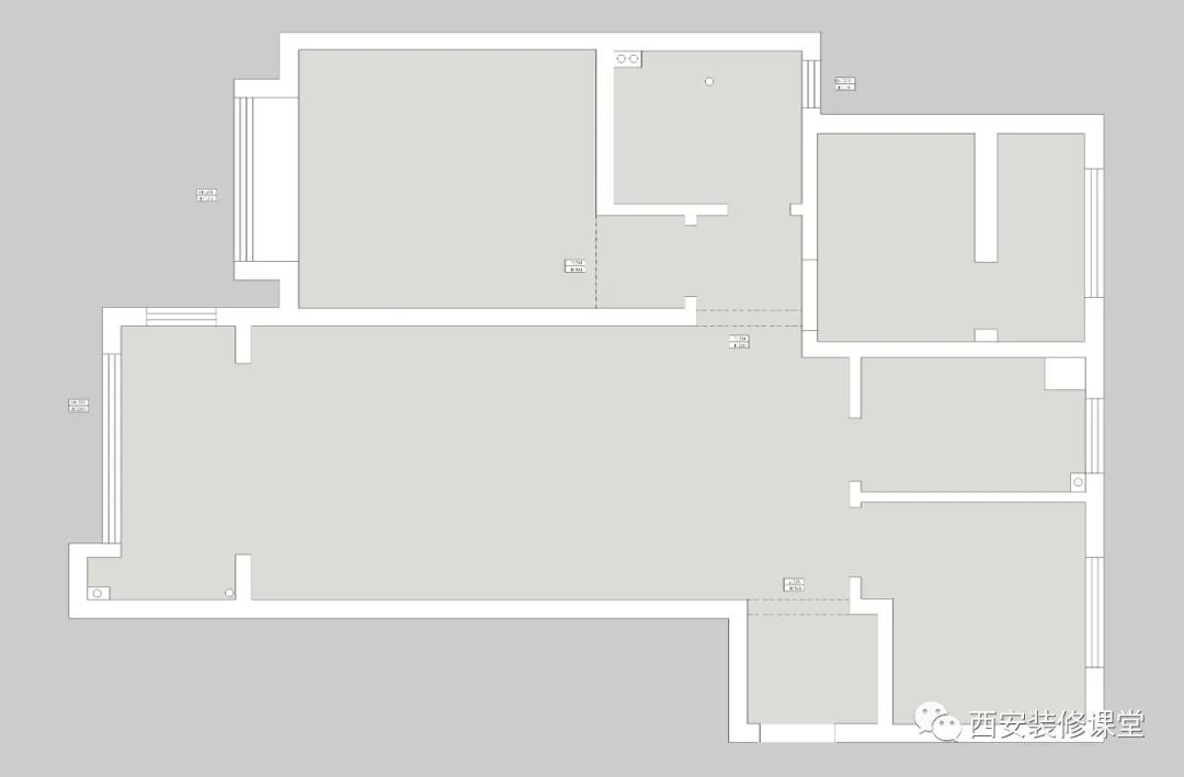 110㎡三室一卫,刚需硬装完工