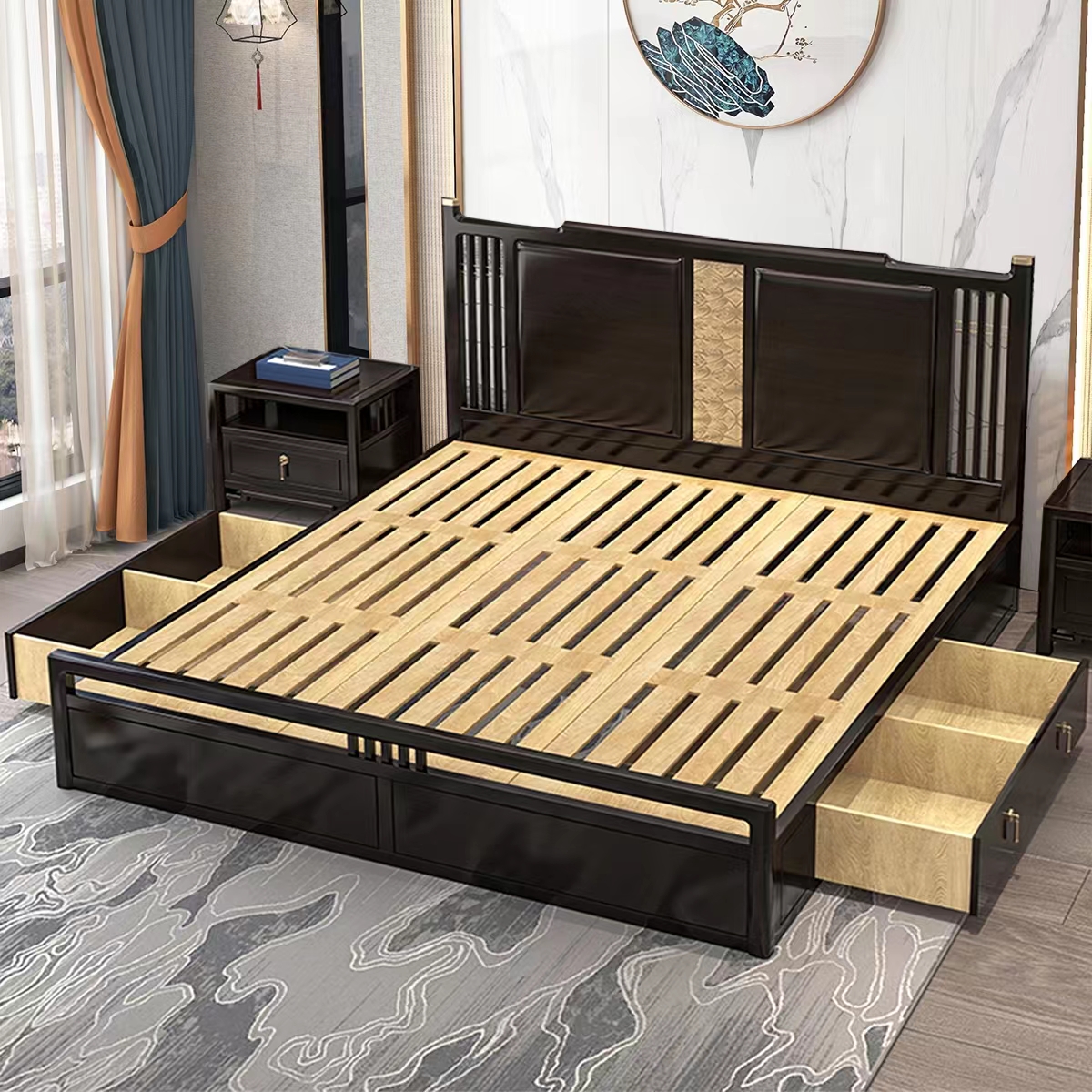 新中式简约典雅，以简约的造型展现时尚张力