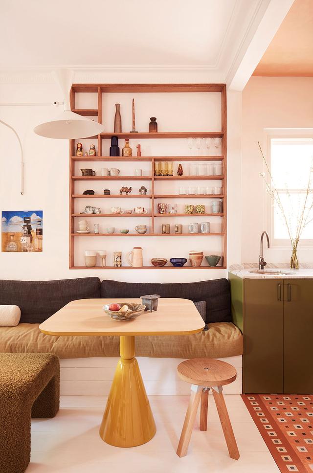 设计师55平的家,鲜艳的色彩,有趣的装饰,小家也有地中海别墅感