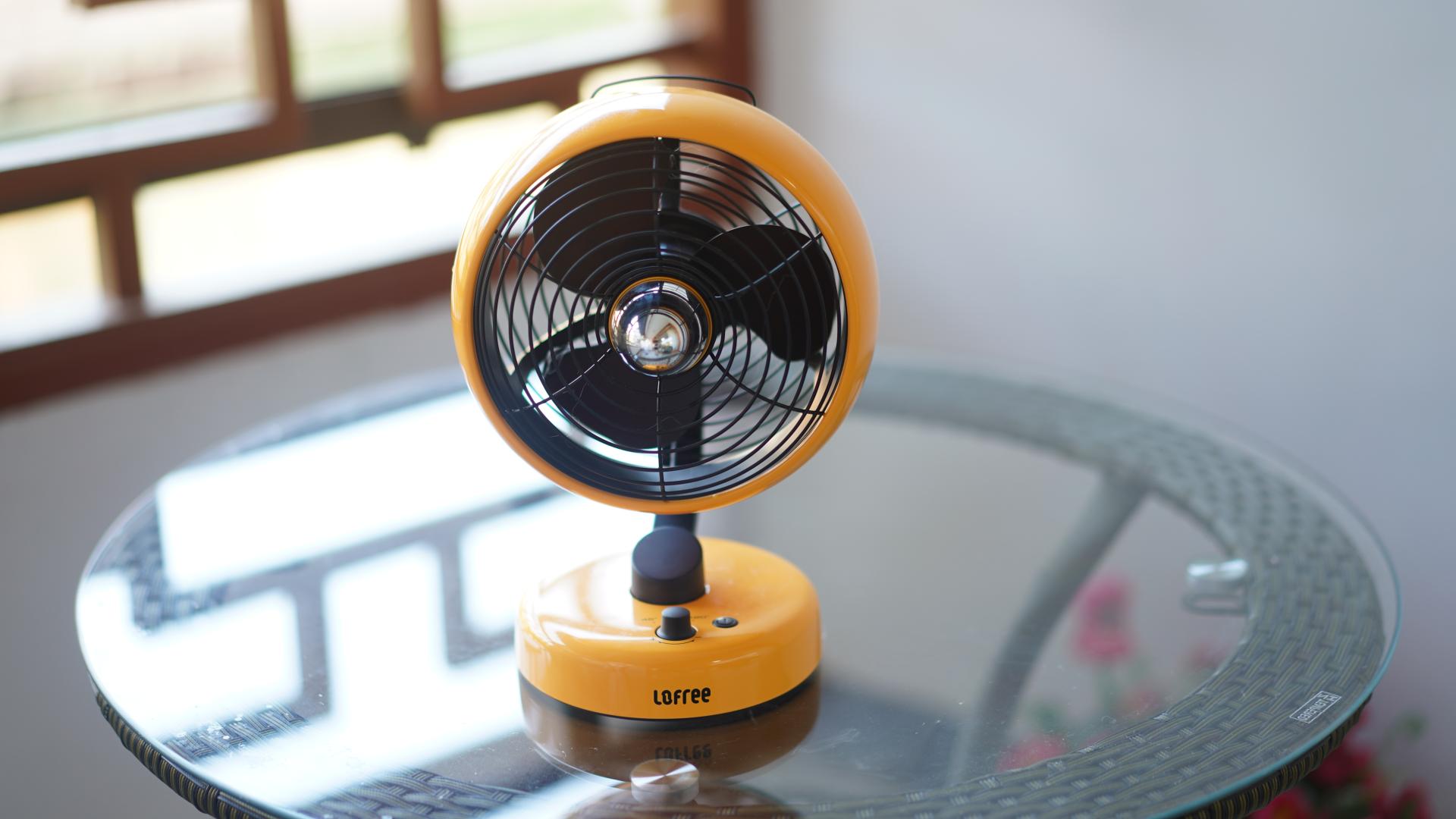 风扇也能是时尚单品！Lofree洛斐桌面风扇+边角单杯套装了解一下