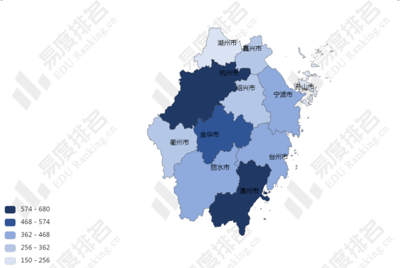 |2022年浙江省杭州市和温州市公务员可报职位数较多！