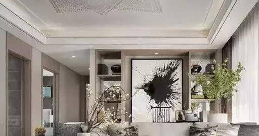 只是在吊顶上加了一圈装饰线, 结果让邻居都看呆了眼