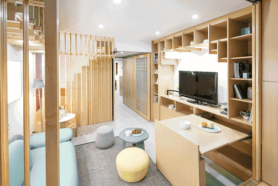 为了让儿子结婚,老爸爆改33㎡老公房,变4层空中别墅,太牛了