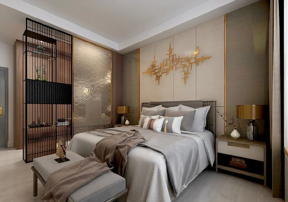 135平新中式三居-国风之美