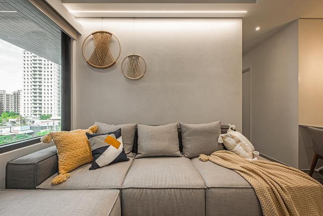 90后三口之家晒79㎡小家:坚持全屋打柜子,试过才知道多实用