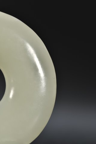 |清代 和田玉平安扣